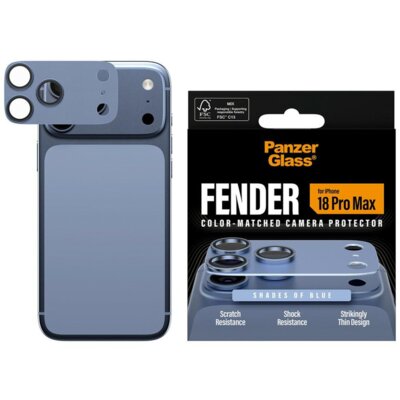 Nakładka na obiektyw PANZERGLASS Fender do Apple iPhone 18 Pro Max Niebieski