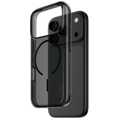 Etui PANZERGLASS Care Smokey w. Black MagSafe do Apple iPhone 17 Pro/18 Pro Czarny