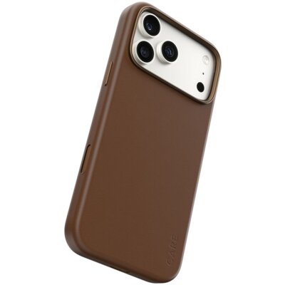 Etui PANZERGLASS Care Solo Vegan Leather MagSafe do Apple iPhone 17 Pro Max/18 Pro Max Brązowy