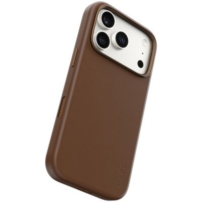 Etui PANZERGLASS Care Solo Vegan Leather MagSafe do Apple iPhone 17 Pro/18 Pro Brązowy