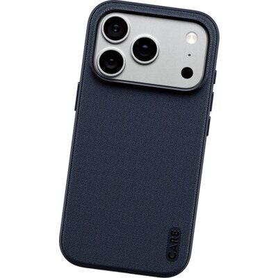 Etui PANZERGLASS Care Fusion Fabric MagSafe do Apple iPhone 17 Pro/18 Pro Niebieski