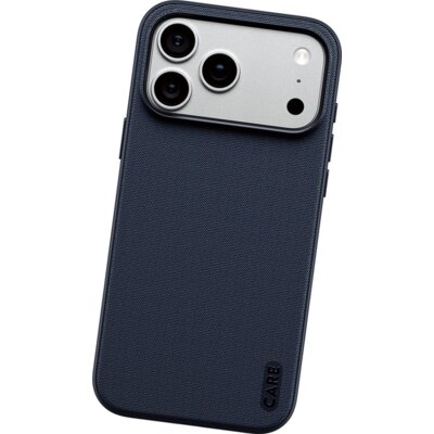 Etui PANZERGLASS Care Fusion Fabric MagSafe do Apple iPhone 17 Pro Max/18 Pro Max Niebieski