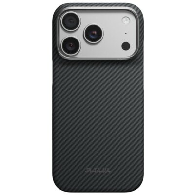 Etui PITAKA Edge Case MagSafe do Apple iPhone 17 Pro/18 Pro Czarno-szary