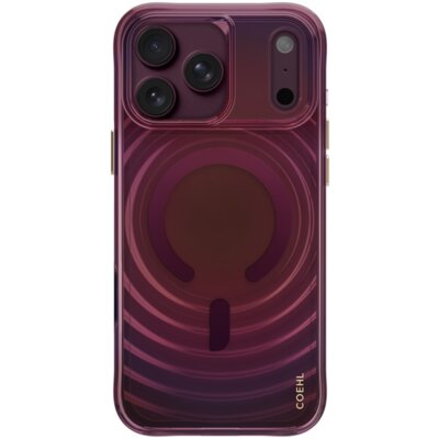 Etui UNIQ Coehl Vela Magnetic Charging do Apple iPhone 17 Pro Max/18 Pro Max Bordowy
