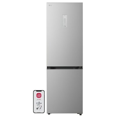 Lodówka LG F-UB7 GBBSJ11EPY No frost AI Inverter AI Fresh AI Saving Mode 186cm Srebrna
