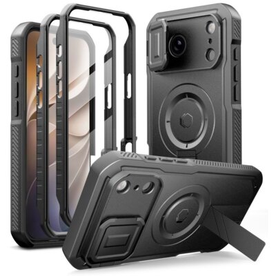 Etui TECH-PROTECT Kevlar MagSafe 2-Set do Apple iPhone 17 Pro Max/18 Pro Max Czarny