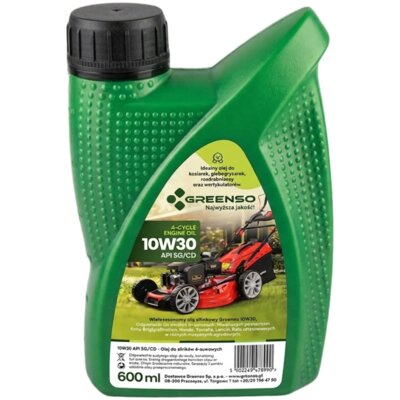 Olej do kosiarki GREENSO 92010 4T 600 ml