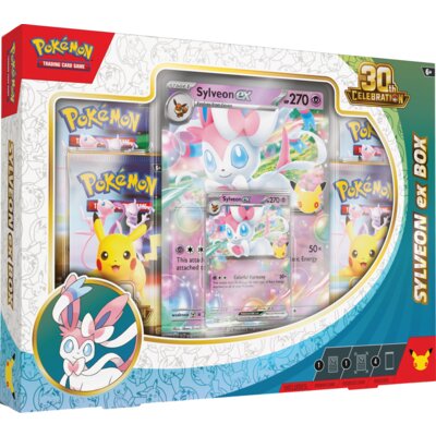 Gra karciana REBEL Pokémon TCG: 30th Celebration Ex Box Sylveon ex