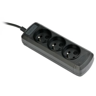 Przedłużacz ACTIVEJET 3GNU 1.5 m Czarny