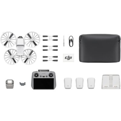 Dron DJI Flip Fly More Combo (DJI RC 2), Dron 4K, Trzy baterie, RC2, Wideo w pionie
