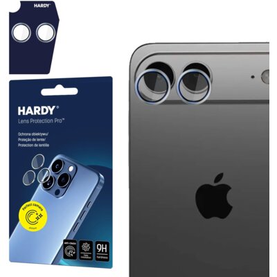 Nakładka na obiektyw 3MK Hardy Lens Protection Pro do Apple iPhone Duo Srebrny