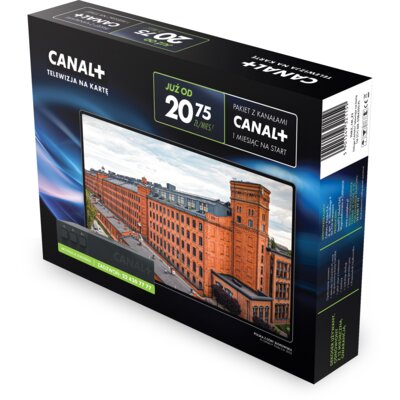 Dekoder CANAL+ SmarDTV DSB4300 z telewizją na kartę (Pakiet C+ na 1m-c)