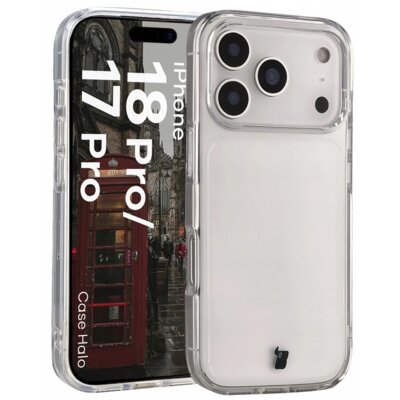 Etui BIZON Case Halo do Apple iPhone 17 Pro/18 Pro Przezroczysty