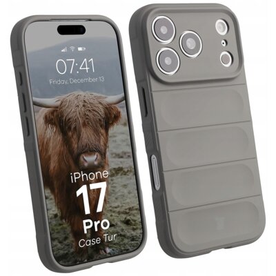 Etui BIZON Tur do Apple iPhone 17 Pro/18 Pro Jasnoszary