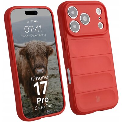 Etui BIZON Tur do Apple iPhone 17 Pro/18 Pro Czerwony