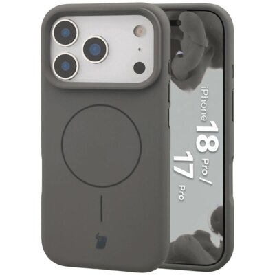 Etui BIZON Soft Case Magnetic do Apple iPhone 17 Pro Grafitowy