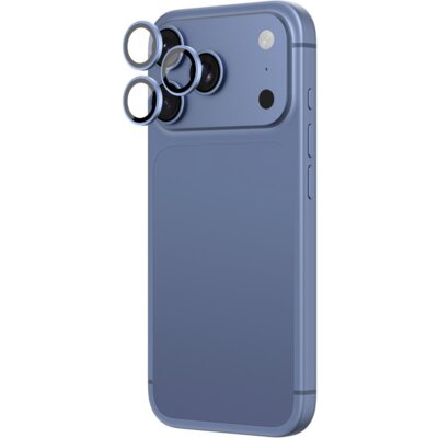 Nakładka na obiektyw AMAZINGTHING Titan Vision Lens Sapphire do Apple iPhone 18 Pro/18 Pro Max Niebieski