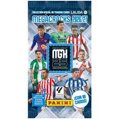 Karty PANINI Megacracks 2026/27 La Liga Ea Sports Saszetka (1 zestaw)