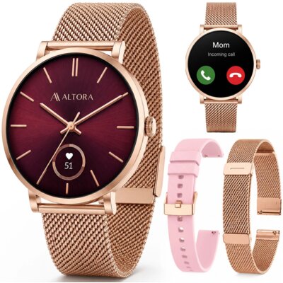Smartwatch 3MK Altora Vivid Lady Złoty