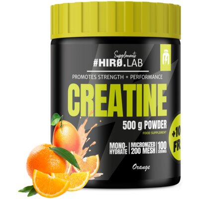 Monohydrat kreatyny HIRO.LAB Pomarańczowy (600g)