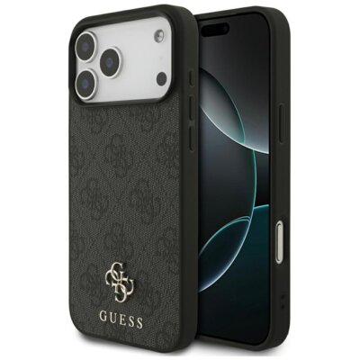 Etui GUESS 4G Small Classic Logo MagSafe do Apple iPhone 17 Pro Max/18 Pro Max Czarny