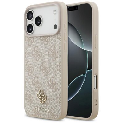 Etui GUESS 4G Small Classic Logo MagSafe do Apple iPhone 17 Pro Max/18 Pro Max Różowy