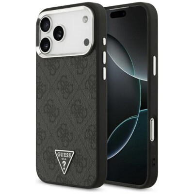 Etui GUESS 4G Triangle Logo MagSafe do Apple iPhone 17 Pro Max/18 Pro Max Czarny