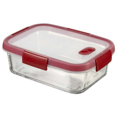 Pojemnik szklany CURVER Smart Cook 235707 0.9 L Czerwony
