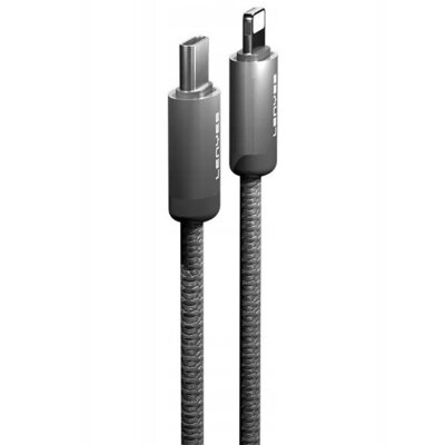 Kabel USB-C - Lightning LENYES LC527 TC-I Magnetyczny 27W 1m Szary