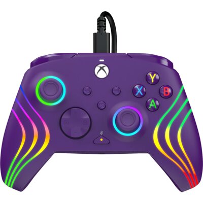 Kontroler PDP Afterglow Wave Xbox S/X/One/PC Fioletowy