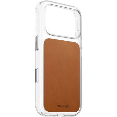 Etui NOMAD Clear Leather Case do Apple iPhone 17 Pro/18 Pro Jasnobrązowy