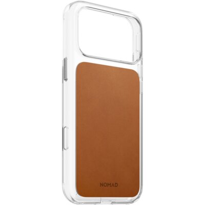 Etui NOMAD Clear Leather Case do Apple iPhone 17 Pro Max/18 Pro Max Jasnobrązowy
