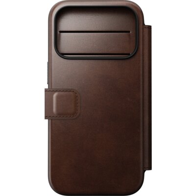 Etui NOMAD Modern Leather Folio do Apple iPhone 17 Pro/18 Pro Brązowo-czarny
