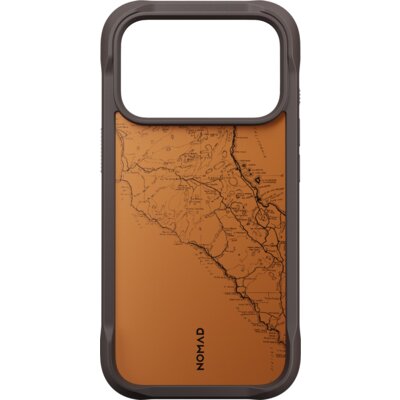 Etui NOMAD Rugged Case do Apple iPhone 17 Pro/18 Pro Czarno-pomarańczowy