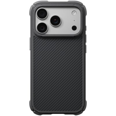 Etui PITAKA Cairn Case MagSafe do Apple iPhone 17 Pro/18 Pro Czarno-szary