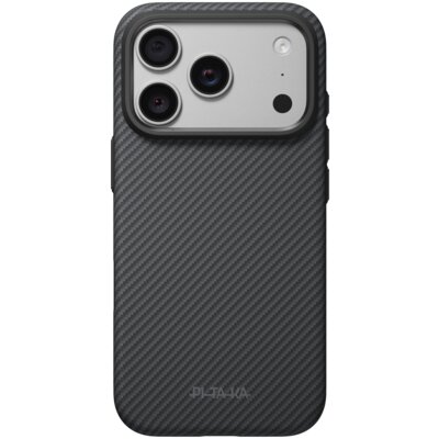 Etui PITAKA Summa Case MagSafe do Apple iPhone 17 Pro/18 Pro Czarno-szary