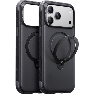 Etui TORRAS Ostand Q3 Rugg MagSafe do Apple iPhone 17 Pro/18 Pro Czarny