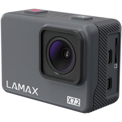Kamera sportowa LAMAX X7.2 4K/30FPS, MAXsmooth, wodoszczelna do 40m, Wi-Fi, 120 min, mikrofon zewnętrzny