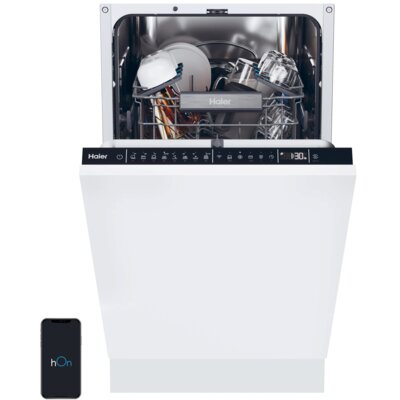 Zmywarka HAIER I-PRO SHINE Seria 4 XI0C3TB3FB Automatyczne otwieranie drzwi Floorlight Aqua Stop