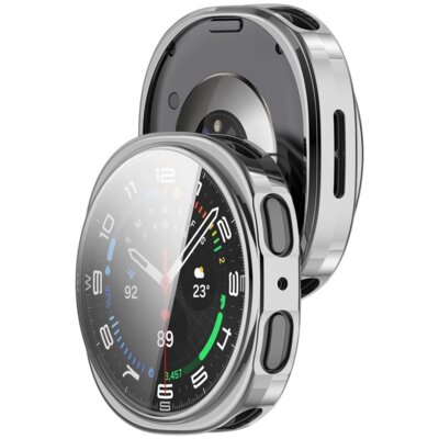 Etui BIZON Case Watch Felipe do Samsung Galaxy Watch 9/8 (44 mm) Srebrny