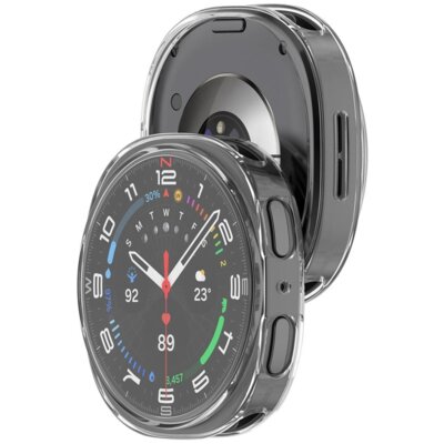 Etui BIZON Case Watch Felipe do Samsung Galaxy Watch 9/8 (44 mm) Przezroczysty