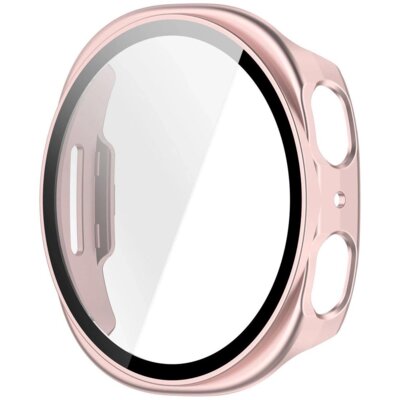 Etui BIZON Adamo do Samsung Galaxy Watch 8/9 40 mm Satynowo-różowy