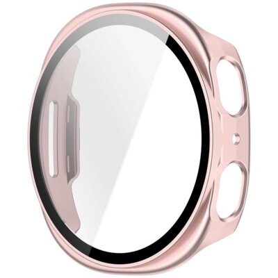 Etui BIZON Adamo do Samsung Galaxy Watch 9/8 44 mm Satynowo-różowy