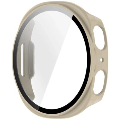 Etui BIZON Adamo do Samsung Galaxy Watch 9/8 44 mm Beżowy