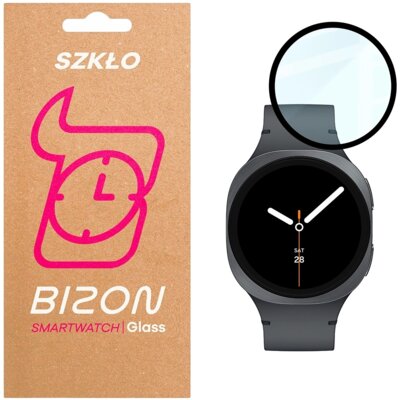 Szkło hybrydowe BIZON Watch Glass Edge Hybrid do Samsung Galaxy Watch 8/9 40 mm