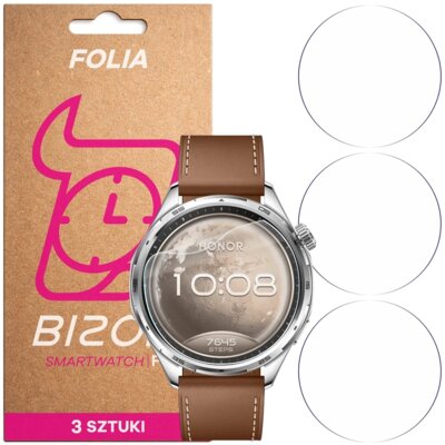 Folia hydrożelowa BIZON Watch Film HydroFlex do Honor Watch 6 (3 szt.)
