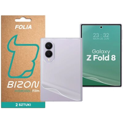 Folia hydrożelowa BIZON Film Hydrogel Pack do Samsung Galaxy Z Fold 8 Przód Tył