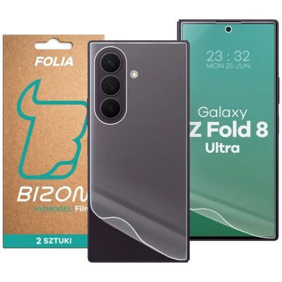 Folia hydrożelowa BIZON Film Hydrogel Pack do Samsung Galaxy Z Fold 8 Ultra Przód Tył