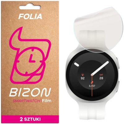 Folia ochronna BIZON Watch Film Matte Duo do Samsung Galaxy Watch 9 (40 mm) (2 szt.)