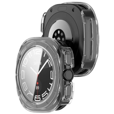 Etui BIZON Watch Adamo do Samsung Galaxy Watch Ultra 2 47mm (2026) Przezroczysty